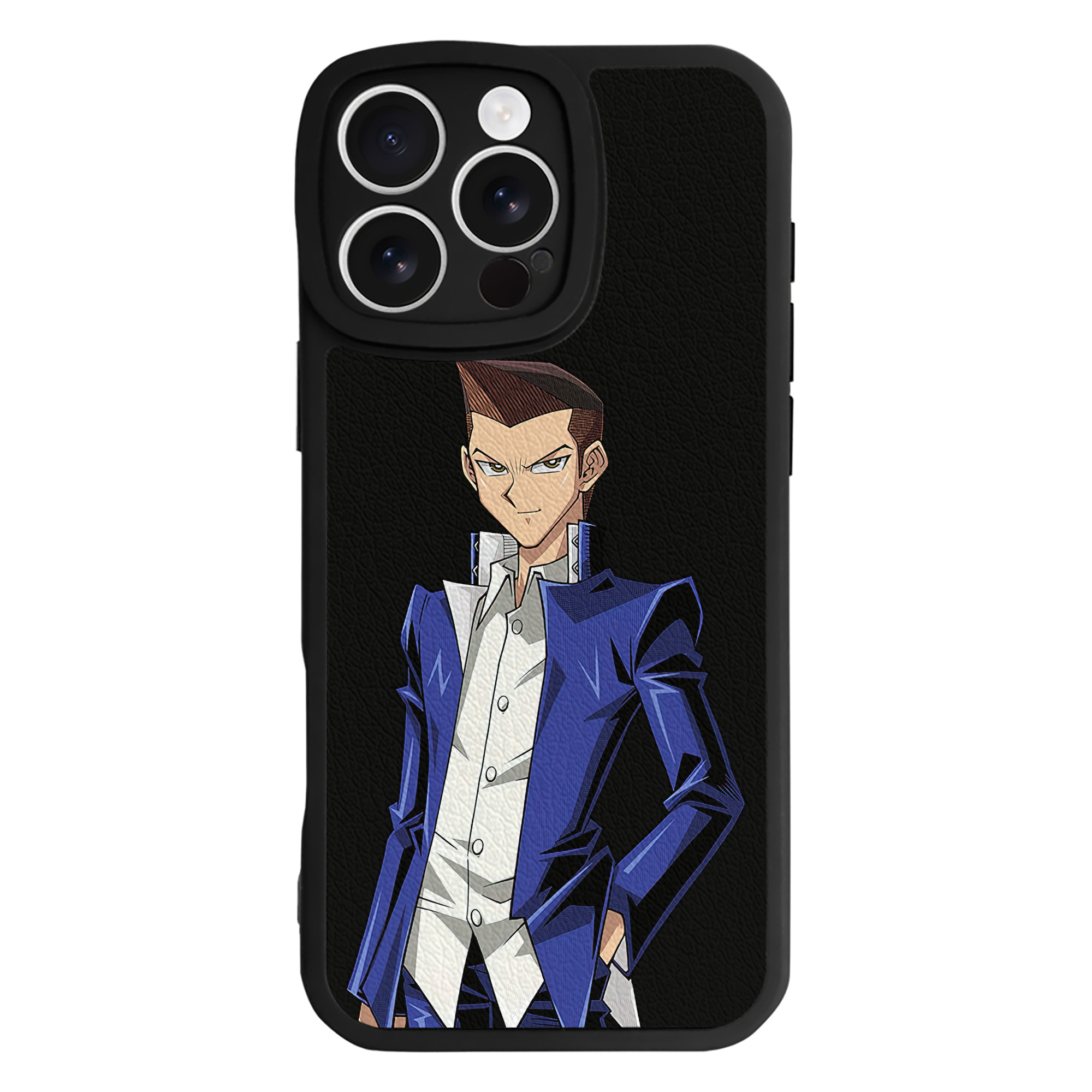 遊☆戯☆王 Yu-Gi-Oh! 【iPhone 16シリーズ対応】シリコンスマホケース（レザー調） 材質：シリコン